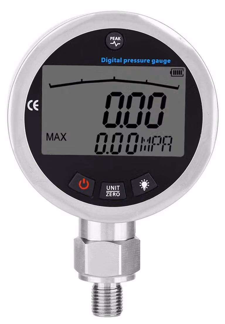 Manometro digitale DPG-80B, 0-10000 PSI, display LCD blu
