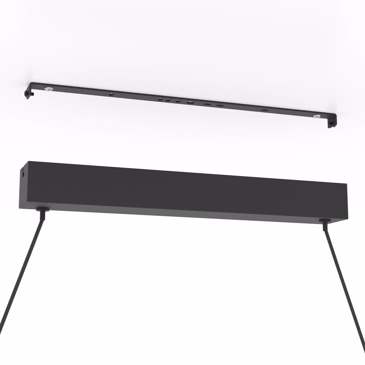 EGLO MONTEBUONO, 2 lampadine, LED, 3000 K, 2600 lm, IP20, nero