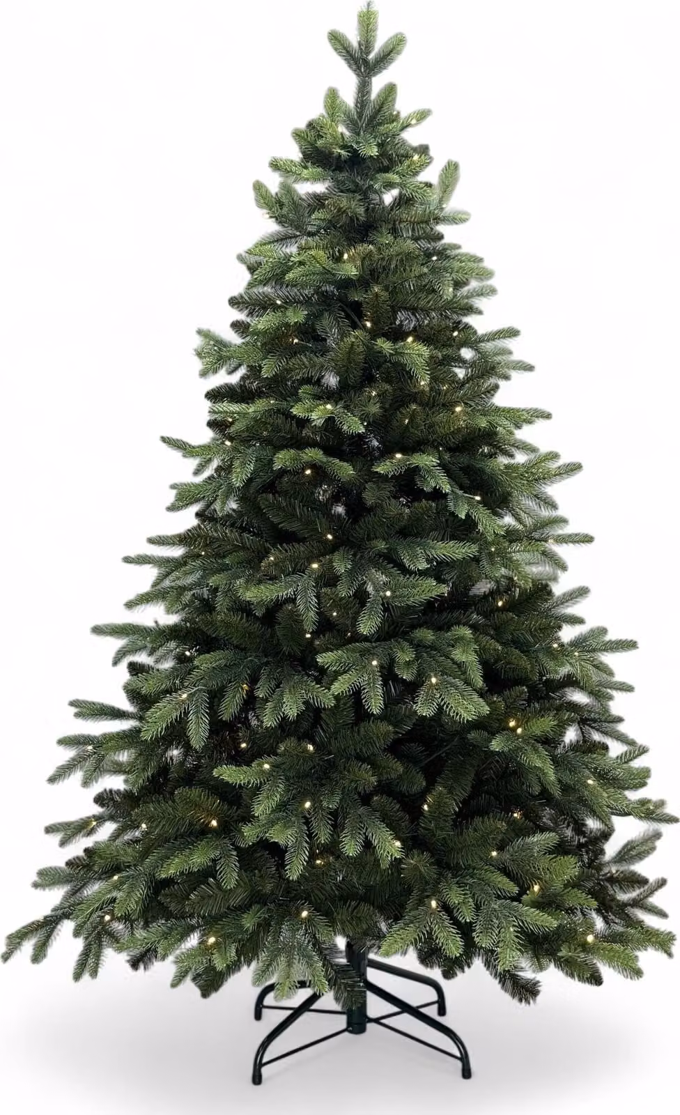 Albero di Natale artificiale con luci 180 cm