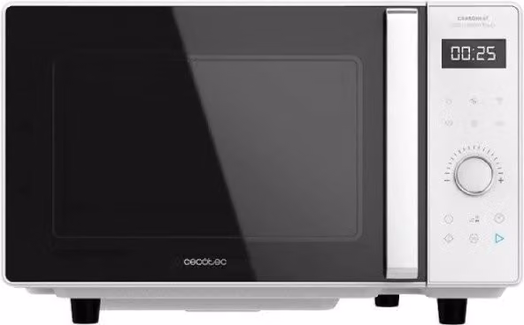 Microonde Cecotec GrandHeat 2500 Flatbed senza piatto con tecnologia combinata e controllo touch, Bianco – 1