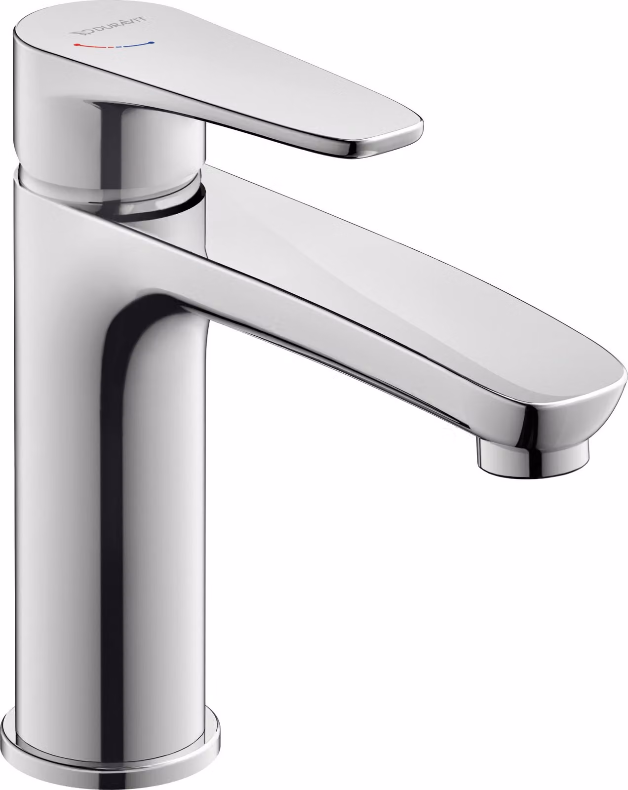Duravit B.1 Mitigeur monocommandé pour lavabo S, FreshStart, Minusflow, saillie 139mm, sans garniture d'écoulement, B11023002010, B11023002010