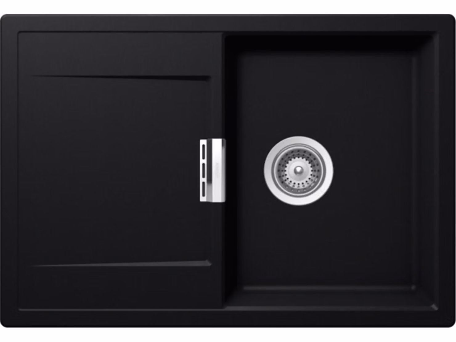 Schock Cristadur Mono D-100 S U Puro lavello da incasso con comando eccentrico