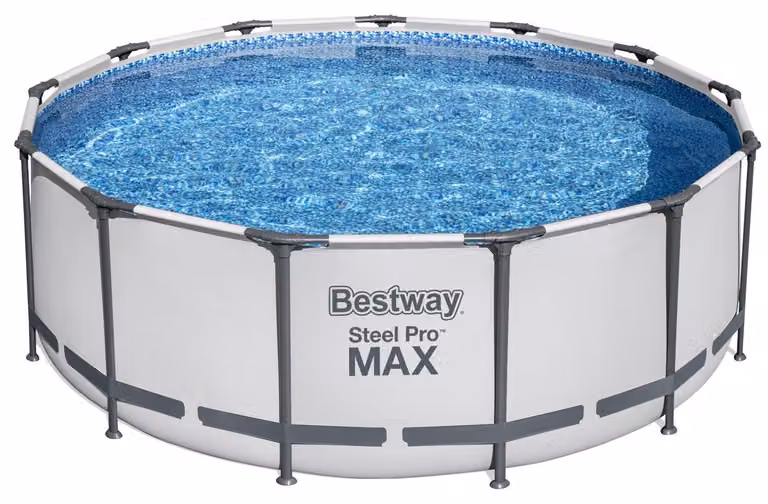 Piscina fuori terra con struttura in acciaio, 3,96 m x 1,22 m, facile da installare