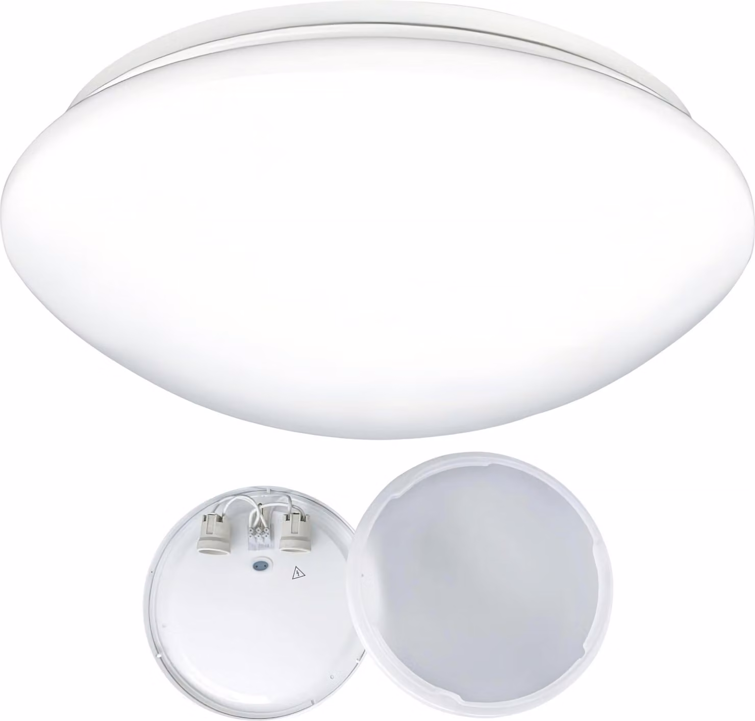 DAISY RIVA plafoniera rotonda IP44 2xE27 bianco