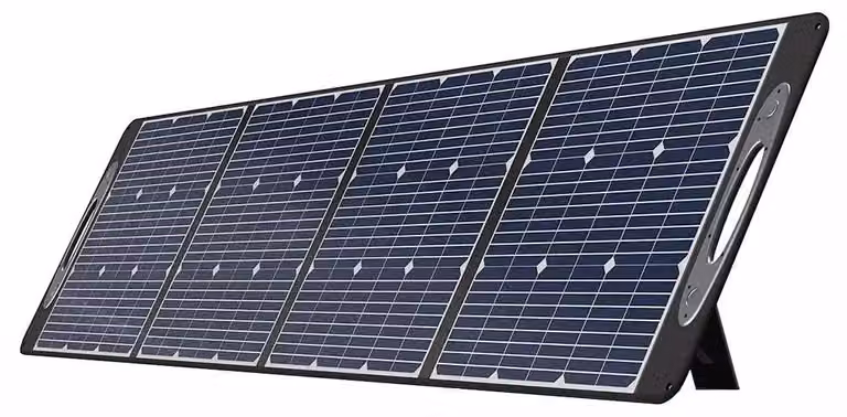 Pannello solare - Pannelli solari - Portatile - Pieghevole - Alimentazione di emergenza - Con supporto - Per uso domestico - Per tende