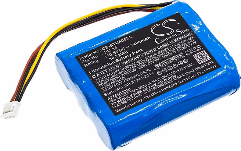 TECHTEK Batteria compatibile con [Sumitomo] T-400S, T400S sostituisce BU-15
