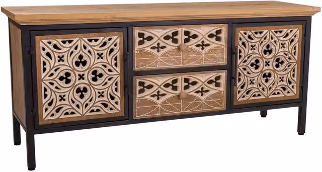 Credenza in legno marrone 120x35x54h