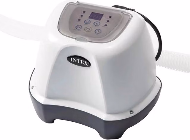 Generatore di cloro per piscine a elettrolisi salina Intex QS400 bianco