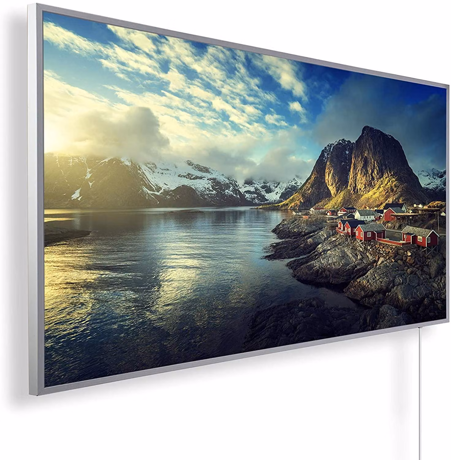 Riscaldatore a infrarossi Panorama 1200 W - Panorama della Norvegia con termostato