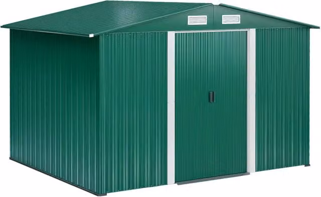 Armadio scorrevole per attrezzi ¨C zephmum ¨C Verde 258x206x178 cm