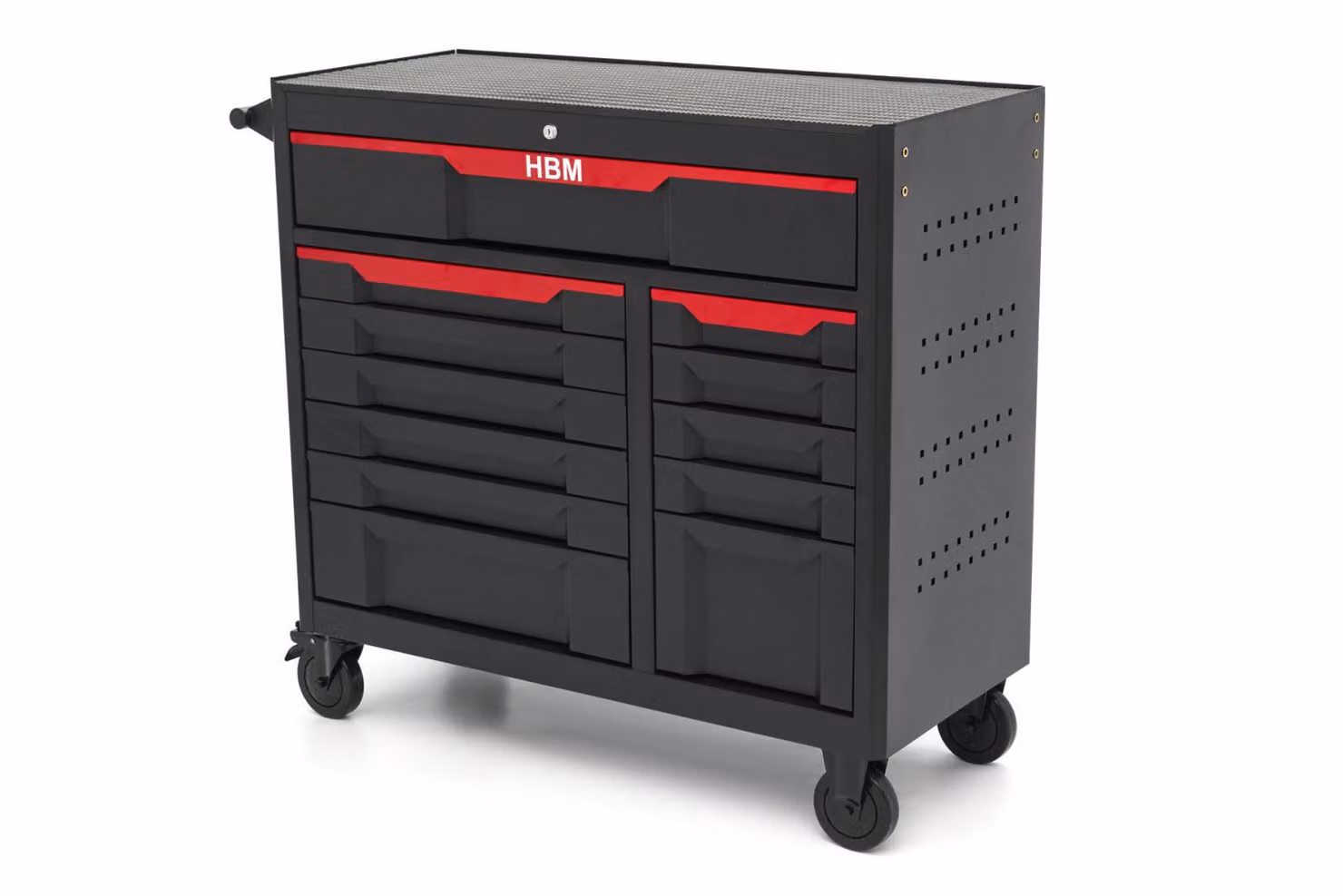 Armadio da officina - carrello porta attrezzi con 12 cassetti 106 cm HBM