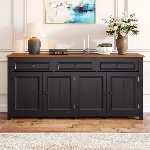 Credenza Moderna ¨C MINIMAL ¨C Legno, Soggiorno, 160x35x76 cm