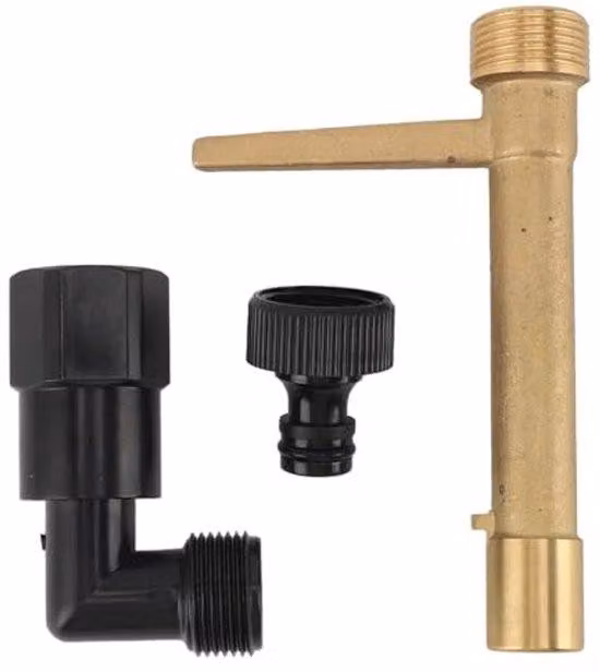 Raccordo rapido G3/4 - Raccordo rapido in ottone - Sistema di irrigazione per giardino - Fornitura efficiente dell'acqua - Installazione semplice - Design affidabile - Sistema idrico per giardino