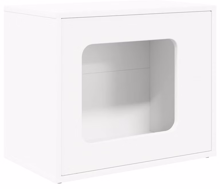 Casa per Gatti Bianco 51 x 30 x 42 cm Legno multistrato