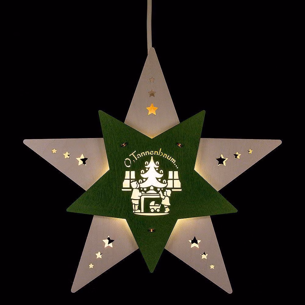 Albero di Natale da finestra alto circa 29 cm NUOVO
