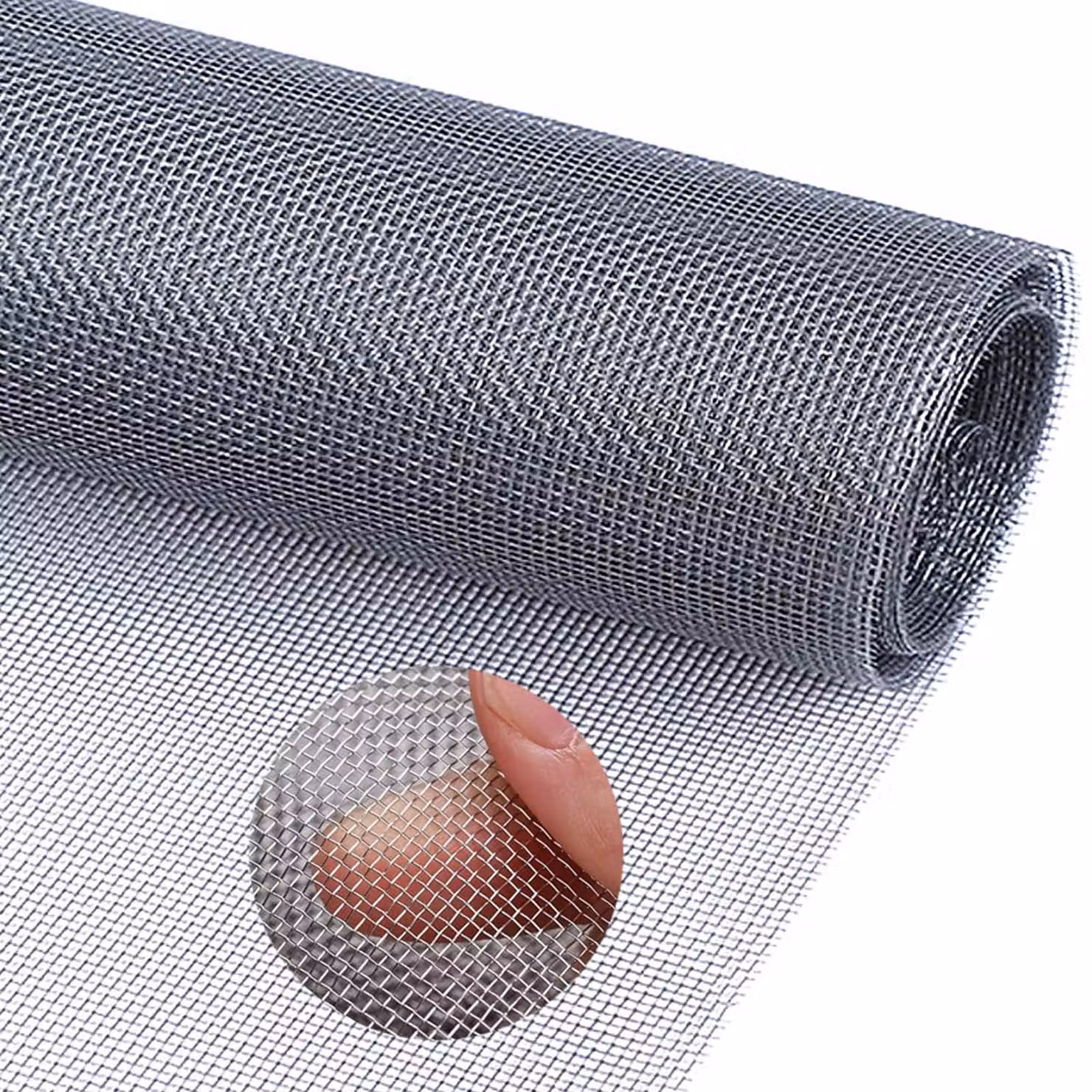 Griglia di ventilazione in acciaio inossidabile, dimensioni 30x120 cm, maglia fine (30 mesh), realizzata con rete metallica sottile