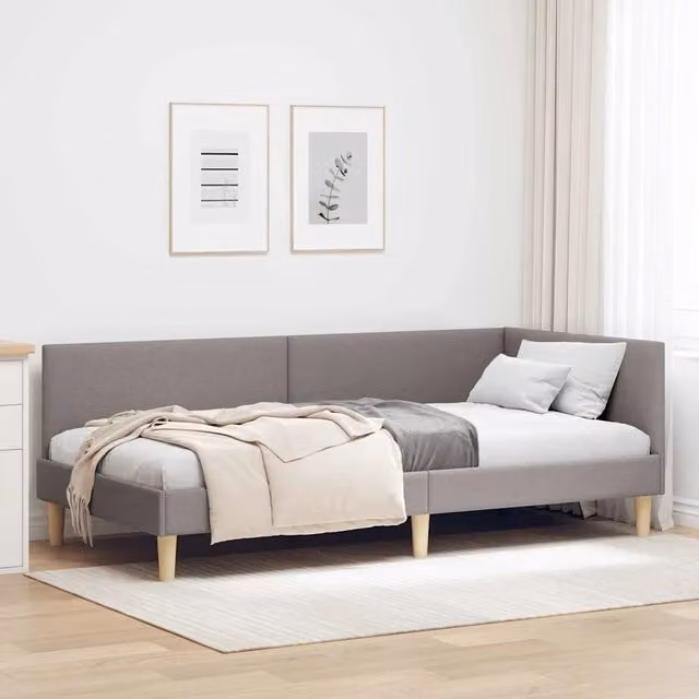 Cornice del letto ad angolo con testiera Talpa 100 cm x 200 cm 42016202