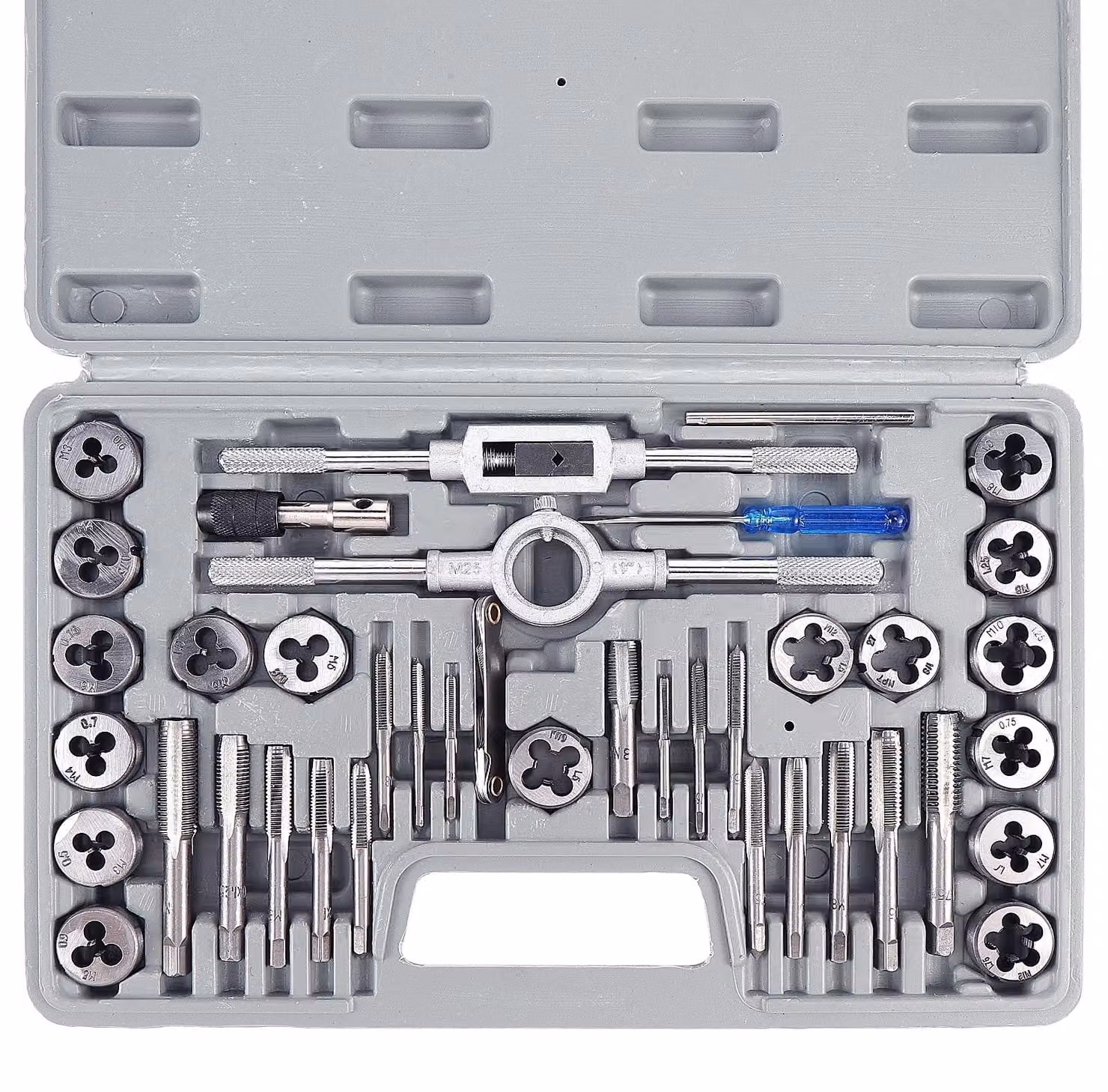 Solidchoice - Set di 40 utensili per filettatura metrica
