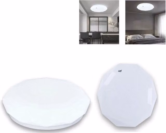 PLAFONIERA LED 55W LUCE FREDDA DIAMANTE EFFETTO CIELO STELLATO APPLIQUE BTL-803