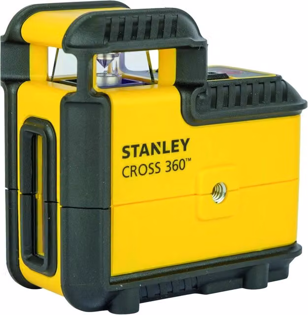 Livella Laser Cross 360 Stanley Raggio Rosso Colore Rosso e Giallo