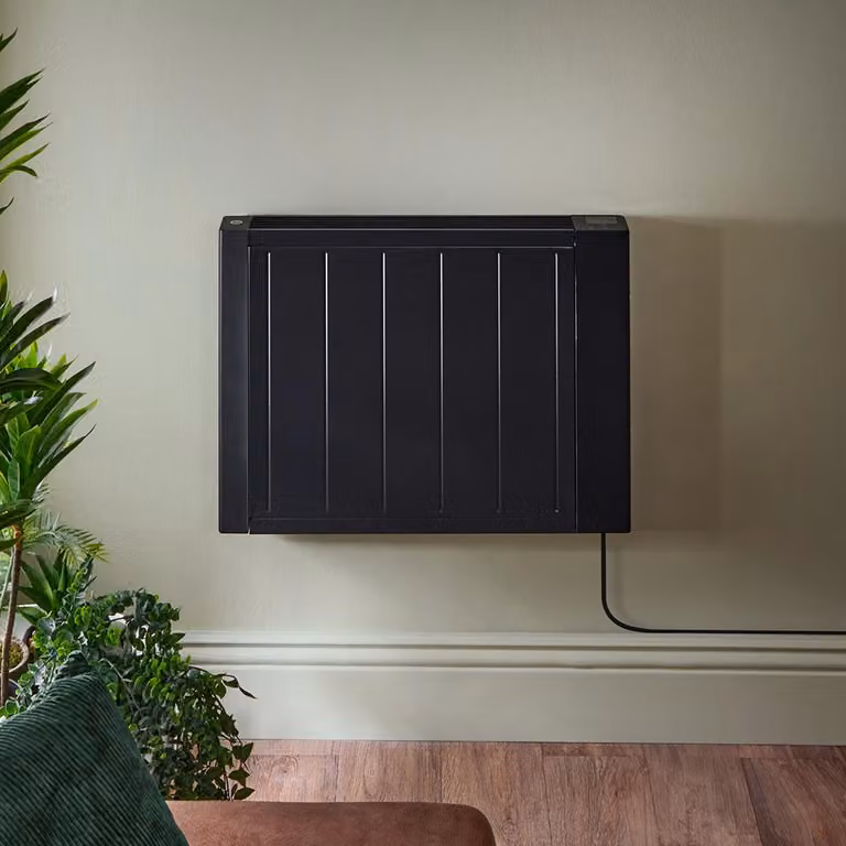 Radiatore Elettrico Inerzia Ceramica Cablato Nero 1500W 486x665mm - Lex