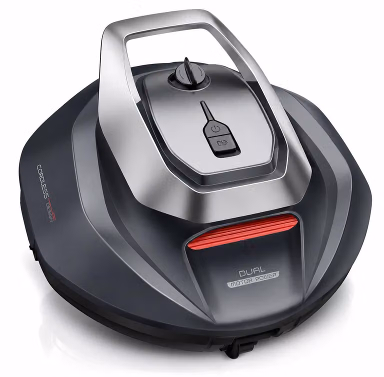 Robot pulitore per piscina Ultenic Pooleco P10, aspirapolvere senza fili per piscina con batteria da 5200 mAh, autonomia di 90 minuti, pulitore per piscine da 80 m² con 2 motori brushless e funzione di parcheggio automatico