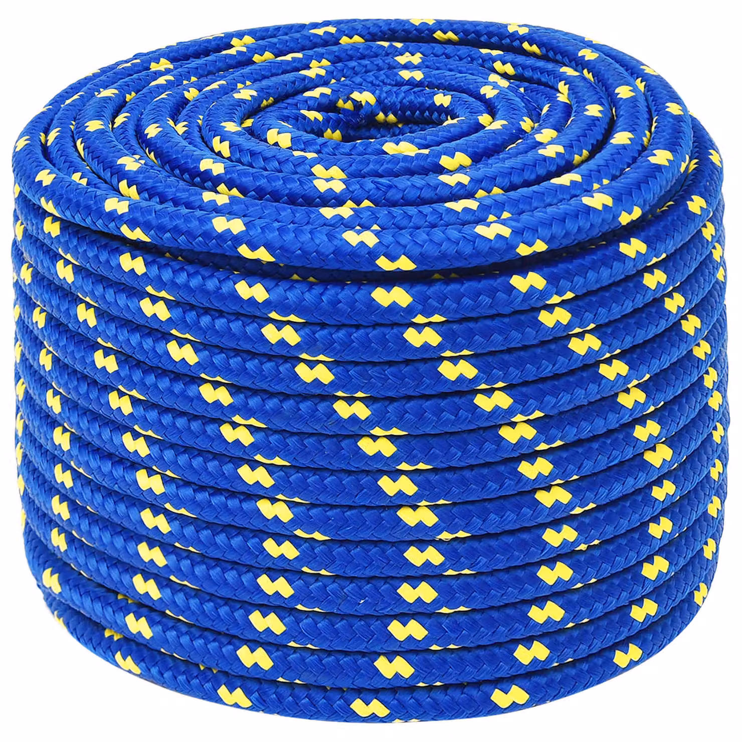 Corda multiuso vidaXL in plastica blu, diametro 14 mm, lunghezza 100 m