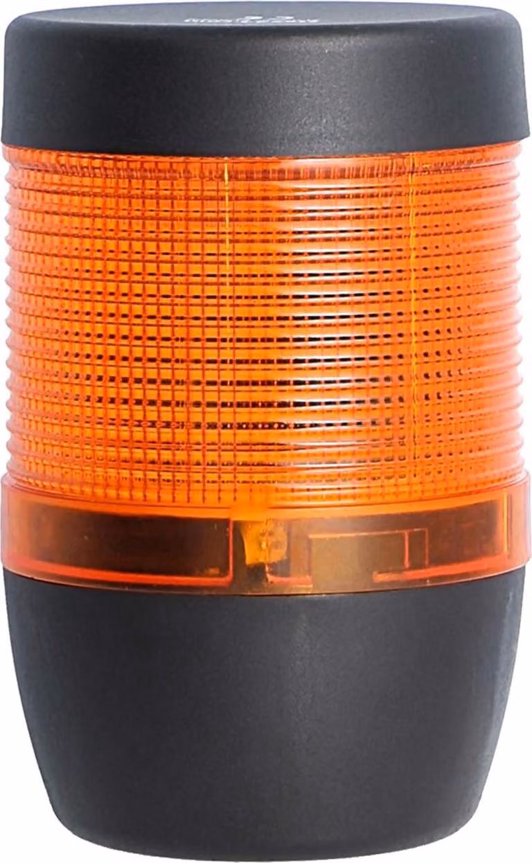 Colonna segnaletica STEX24 gialla, 70 mm, 24 V CA/CC, luce LED fissa SS70-OB1/24 105 Dimensioni Lunghezza 106,0 mm, diametro 70,0 mm - 1 pezzo