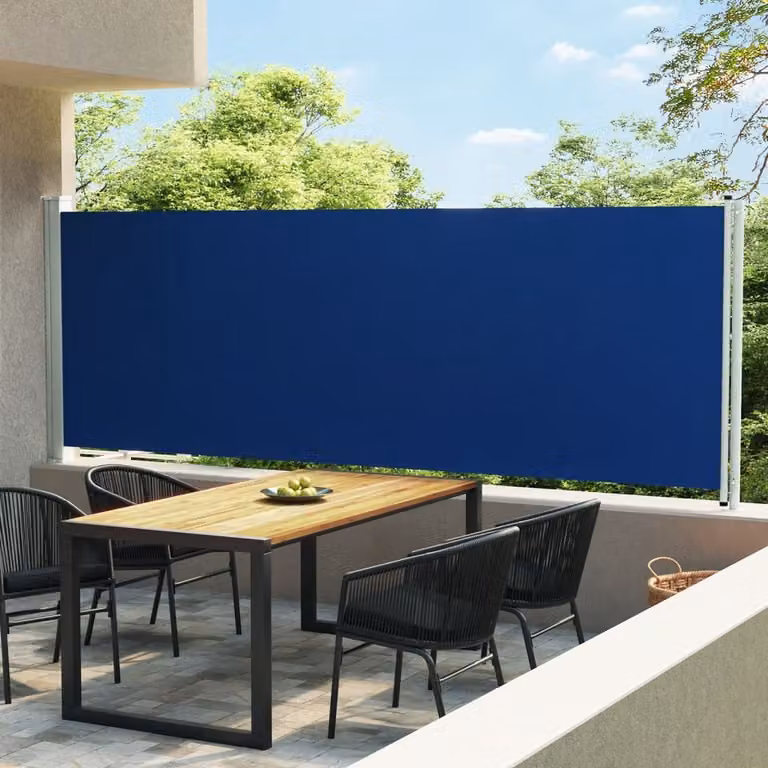 Maison Exclusive - Tenda da sole laterale estensibile 600x160 cm, blu
