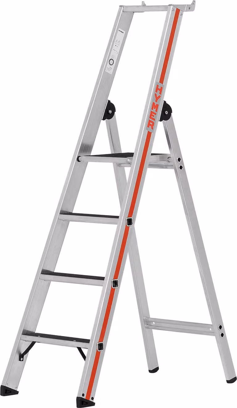 Scala a pioli Hymer R13 con piattaforma 4 gradini