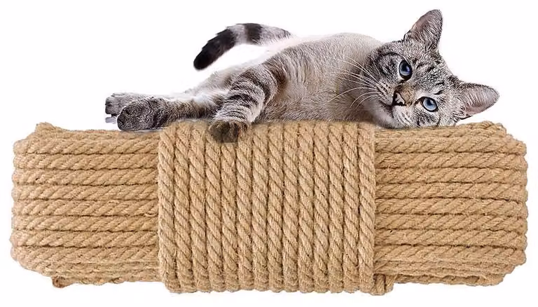 Spago di sisal naturale per gatti e decorazioni