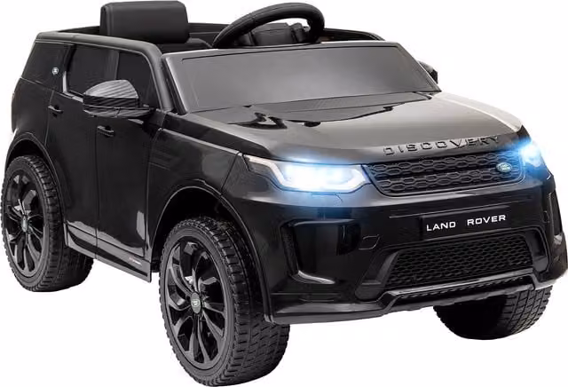 AIYAPLAY Macchina Elettrica per Bambini con Licenza Land Rover, Nero, L: 106 cm, P: 65.5 cm, H: 51 cm – 1