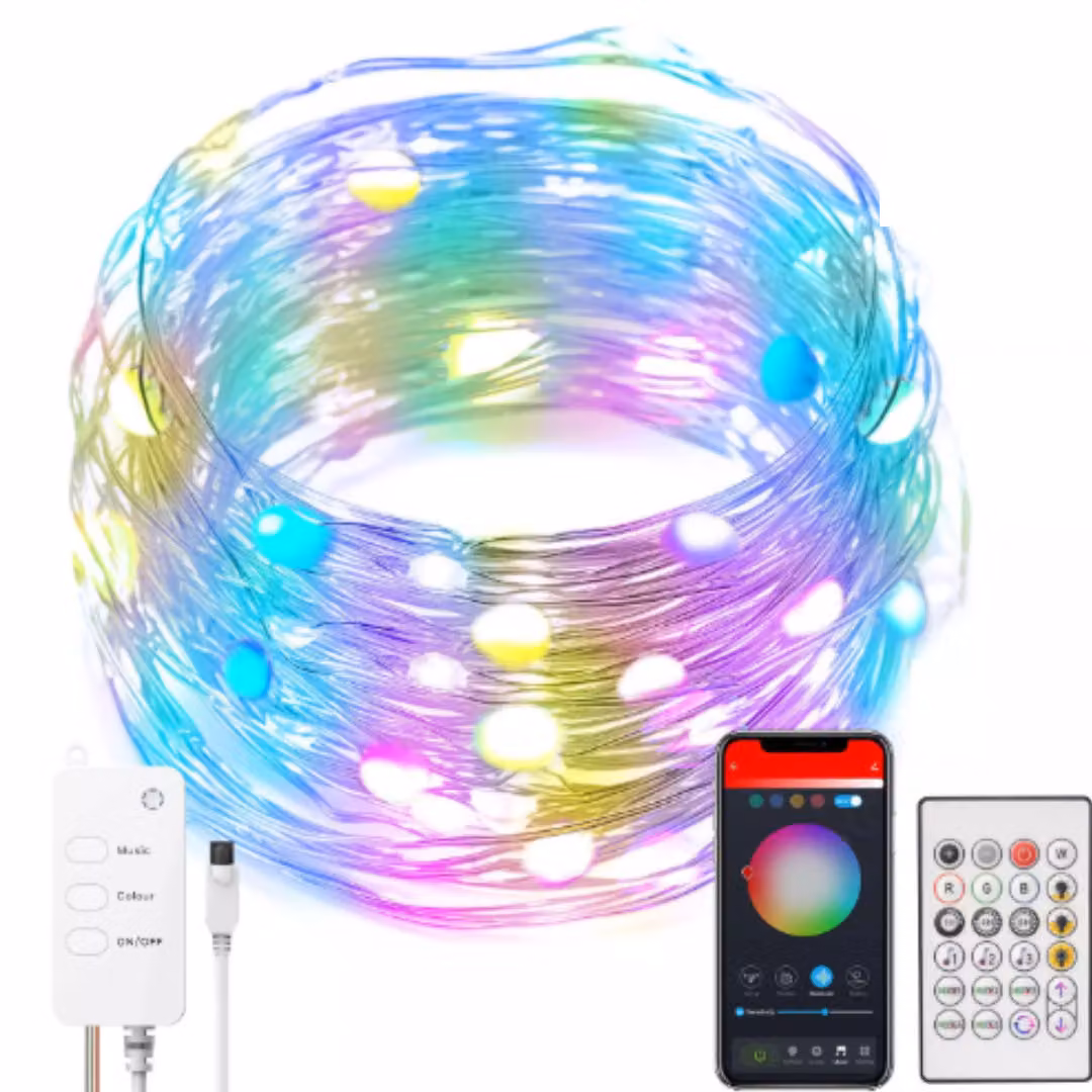 BOT Smart LED catena luminosa per feste e Natale 20 metri Tuya