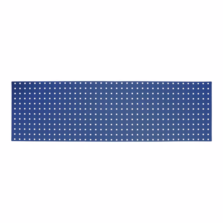 STIER Pannello forato per parete da officina, 1500x450 mm, blu genziana