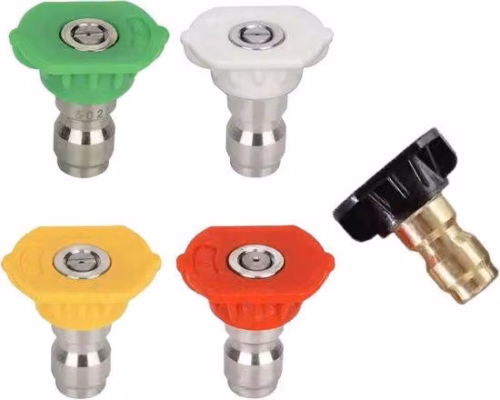 Ugelli universali a getto d'acqua – 5 pezzi, per idropulitrici, 1,2 mm, per auto e giardino