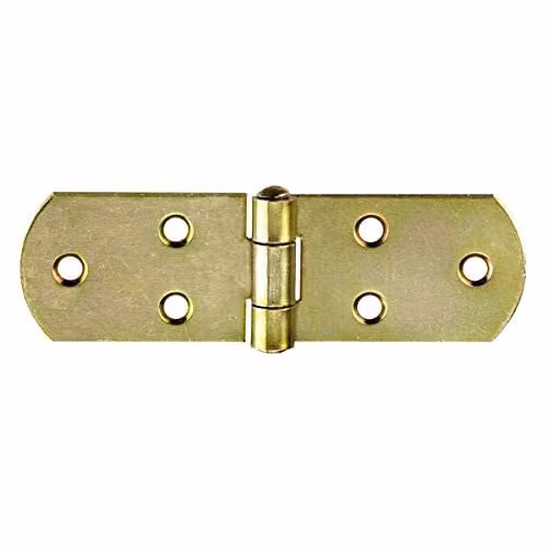 Cerniera stretta lunga zincata gialla 200x38 mm in acciaio
