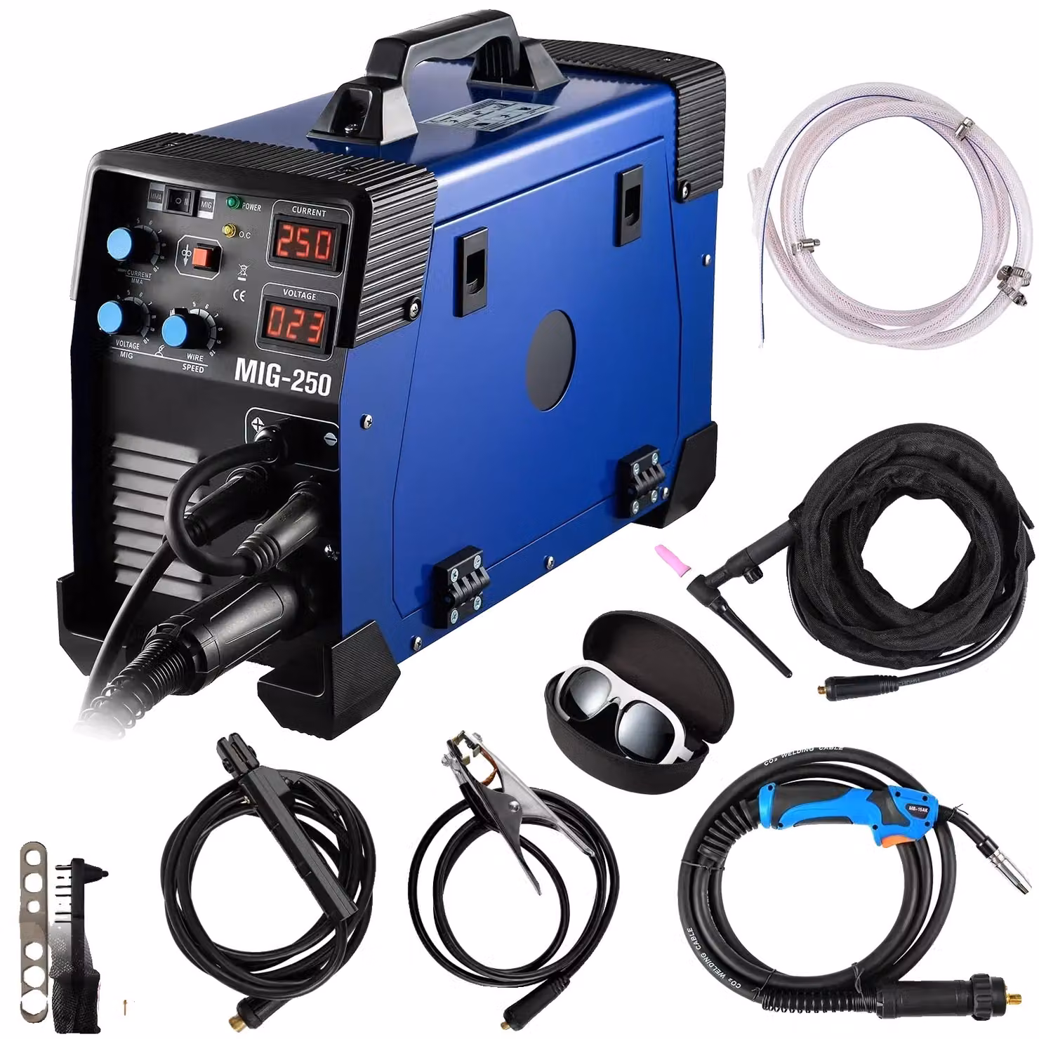 Saldatrice multifunzione 3-in-1 MIG/MMA/TIG, 220V, portata di corrente 50-250A, modello MIG250