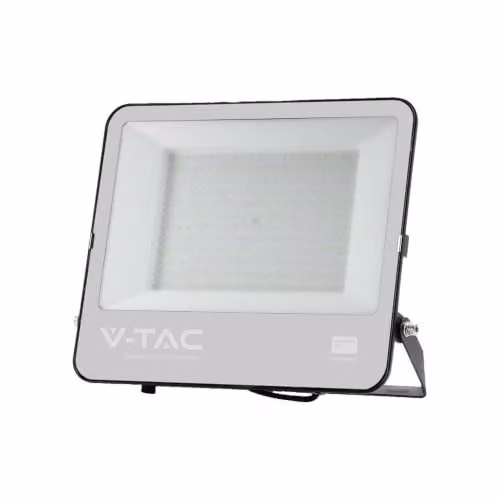 V-TAC Faro LED SMD Chip Samsung 200W Cavo 1m Colore Nero 6400K IP65