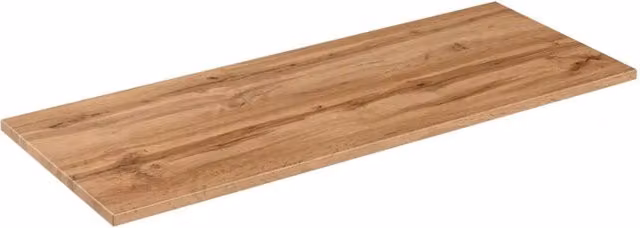 Piano per mobile sottolavabo Meublorama NOXERA in legno marrone opaco L: 120,6 cm, P: 46,6 cm