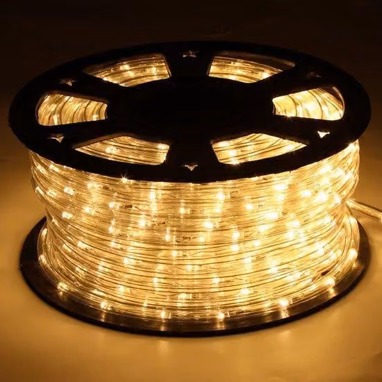 Catena luminosa a LED da 30 metri - 720 LED - Tubo LED impermeabile - Per uso esterno - Giardino - Natale - Illuminazione decorativa - Candela - Bianco caldo