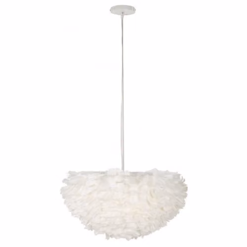 Lampada a sospensione LAMPADARIO FEATHER CM Ø 60X30 (altezza con filo cm 110) Mauro Ferretti