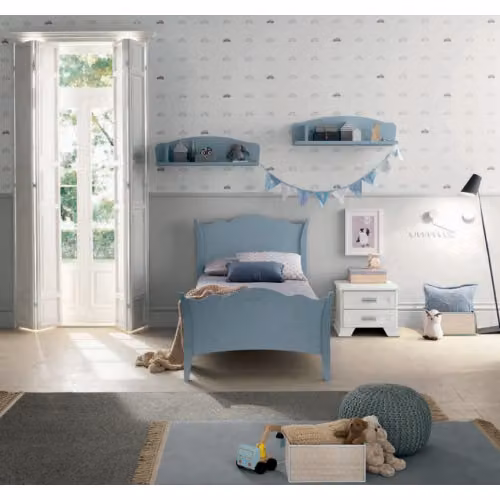 Letto singolo con pediera Rainbow