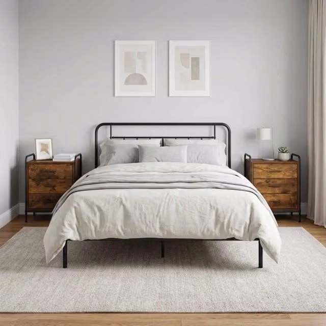 Armadio da Notte 2 pz Rovere Fumo 48 x 36,5 x 60 cm 8013535