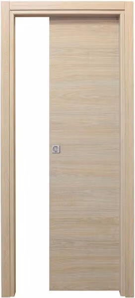 Porta scorrevole Microtec Effebiquattro decor rovere sbiancato bianco e beige L: 60 cm, H: 210 cm
