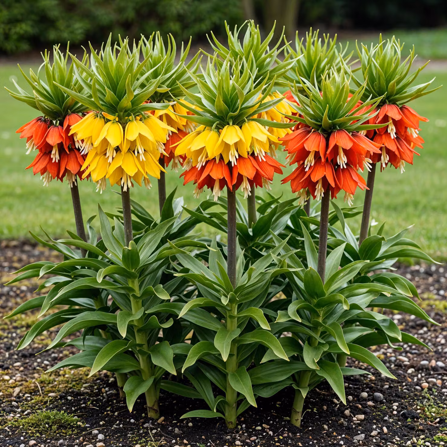 Bulbi da fiore Exotenherz - imperiale Fritillaria imperialis Mix vari colori colori (3 pezzi)