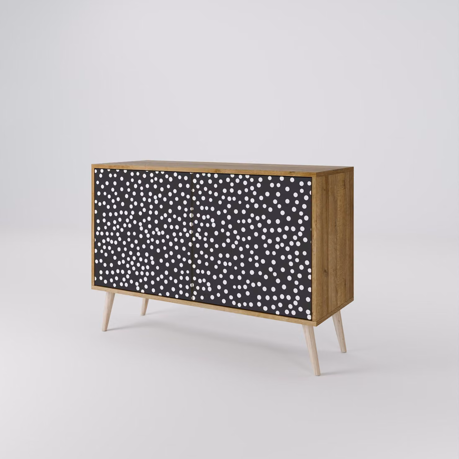Cassettiera Spacerebels a 2 ante - credenza cassettiera - credenza alta - mobile guardaroba - soggiorno camera da letto - 57,5×111×42 (HxLxP)