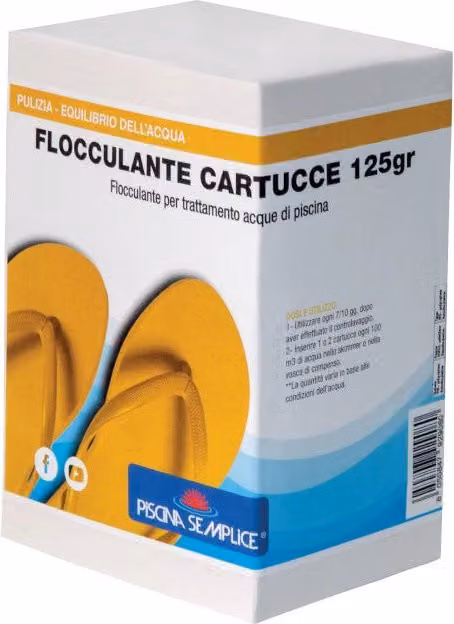Flocculante Cartucce 12Kg - 8 Calze Da 125 Grammi Concentrato
