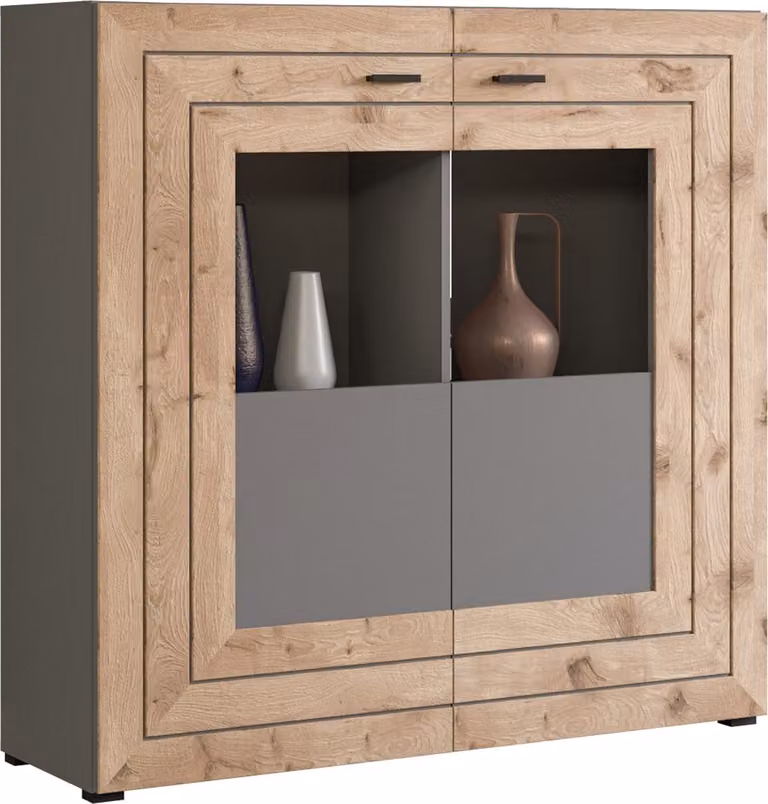 Credenza Freno 2 Türen grau.