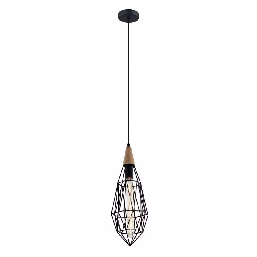 Maelle MDM-2595/1S BK Italux lampada a sospensione