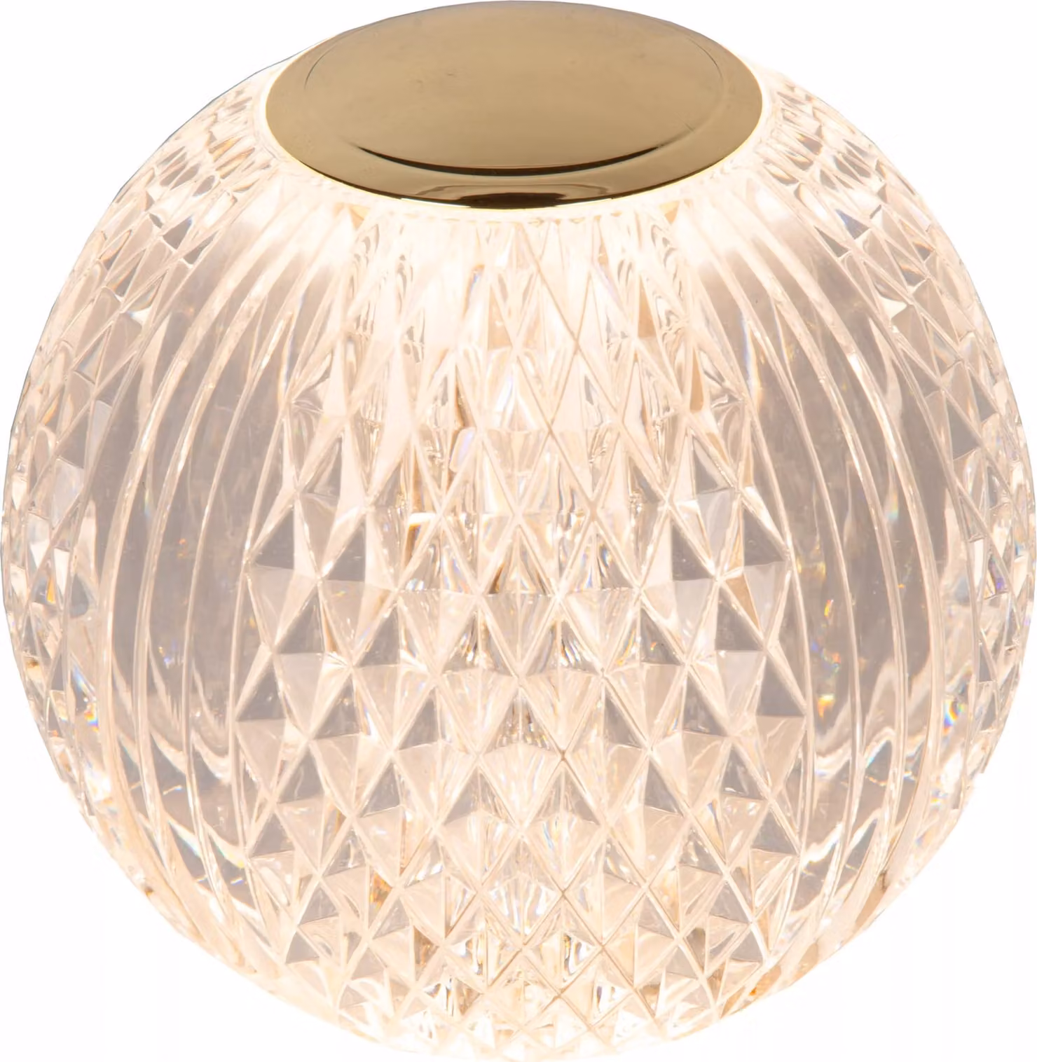 Lampada da tavolo sfera decorativa 11 cm glamour LED 2W Cintra Lucide